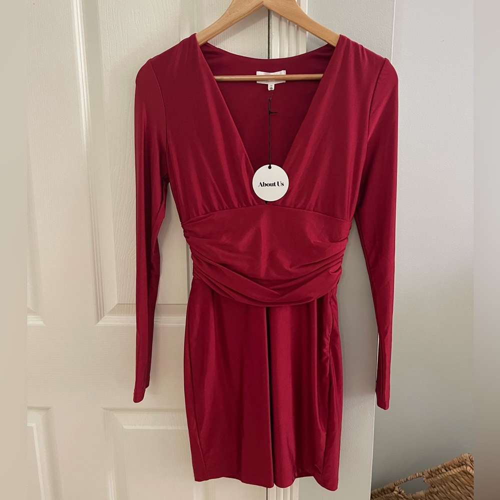 About Us mini dress.